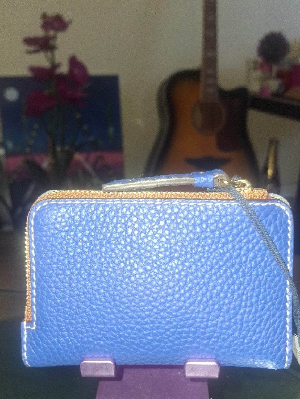 Dooney & Bourke Zip Credit Card Wallet 12 -French Blue💙 - Picture 3 of 8